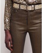 Jean slim bicolore noir