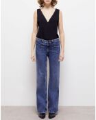 Jean flare bleu