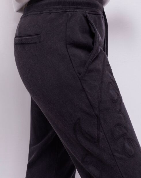 Jogging avec broderie Western noir
