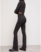 Pantalon à strass noir