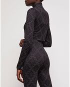 Pantalon à strass noir