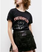 Jupe en Cuir courte noire