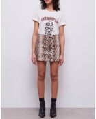 Jupe en Cuir python