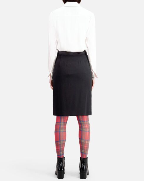 Jupe crayon mi-longue noire