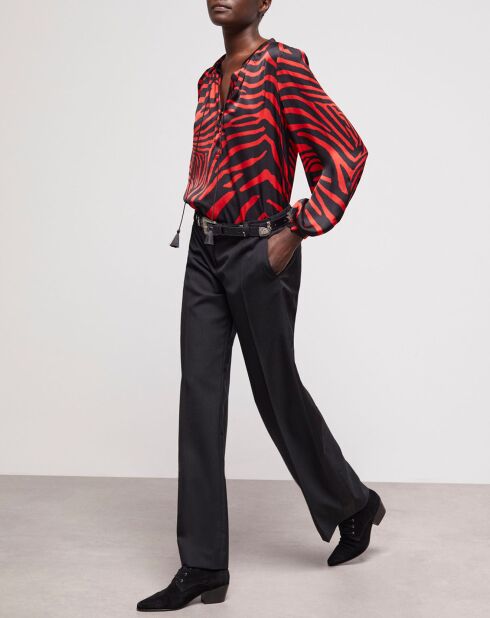 Pantalon 100% Laine noir