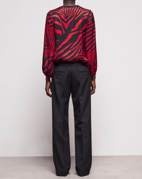 Pantalon 100% Laine noir