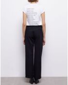 Pantalon large noir