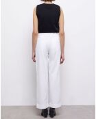 Pantalon large blanc
