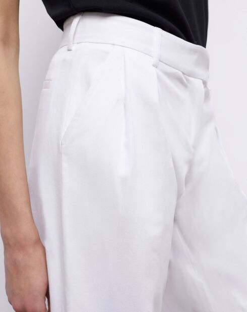 Pantalon large blanc