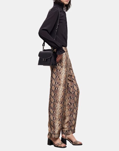 Pantalon 100% Soie python
