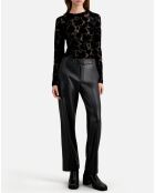 Pantalon effet noir
