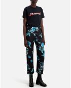 Pantalon imprimé noir