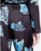 Pantalon imprimé noir