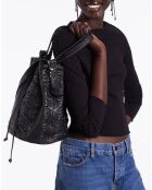 Pull côtelé noir