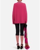 Pull en Cachemire mélangé rose