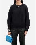 Pull en Laine mélangée noir