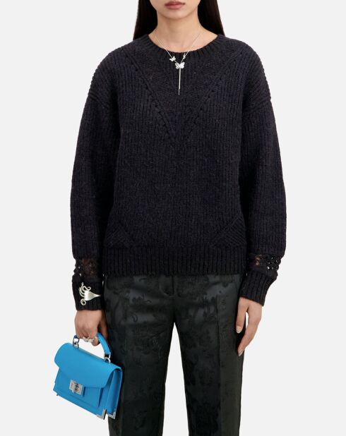 Pull en Laine mélangée noir