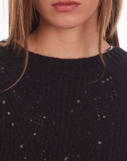 Pull en Laine mélangée noir