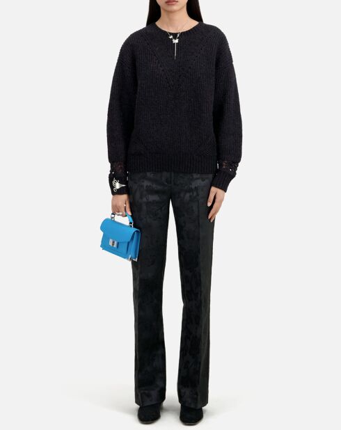 Pull en Laine mélangée noir