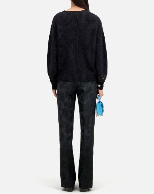 Pull en Laine mélangée noir