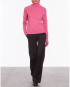 Pull cagoule rose