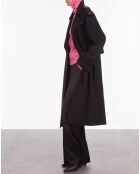 Pull cagoule rose