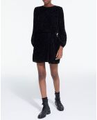 Robe Courte décolleté plongeant noire