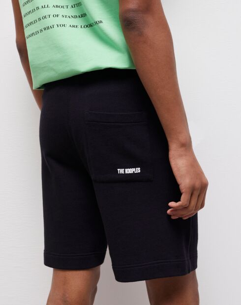 Short molletonné noir