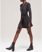 Robe courte portefeuille noire