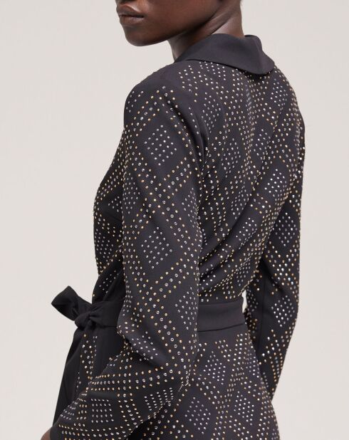 Robe courte portefeuille noire