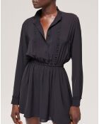 Robe courte décolletée noire