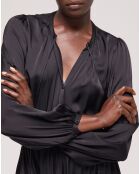 Robe longue noire