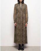 Robe longue léopard