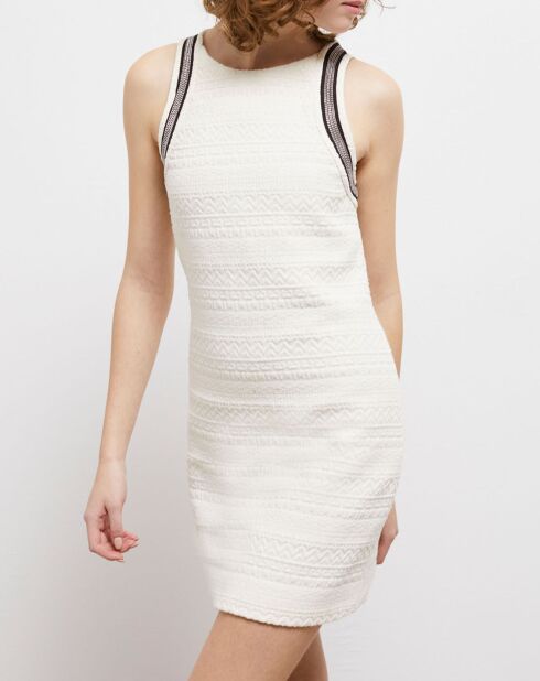 Robe courte écrue