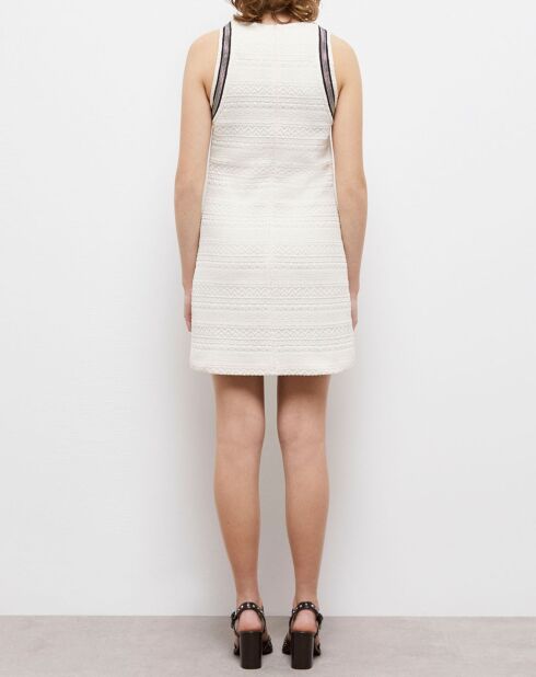 Robe courte écrue