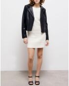 Robe courte écrue