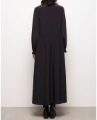 Robe longue 100% Soie noire