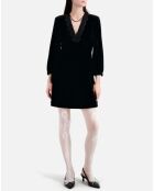 Robe courte en Velours noire