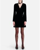 Robe courte en Velours noire