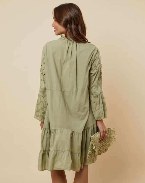 Robe Gwen vert kaki