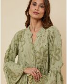 Robe Gwen vert kaki