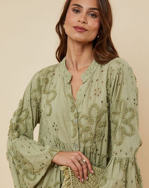 Robe Gwen vert kaki