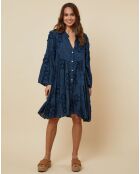 Robe Gwen bleu marine