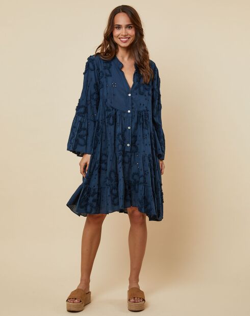 Robe Gwen bleu marine