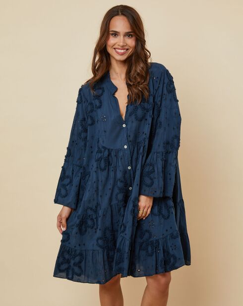 Robe Gwen bleu marine