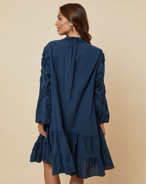 Robe Gwen bleu marine