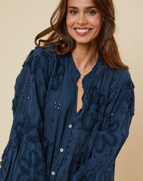 Robe Gwen bleu marine