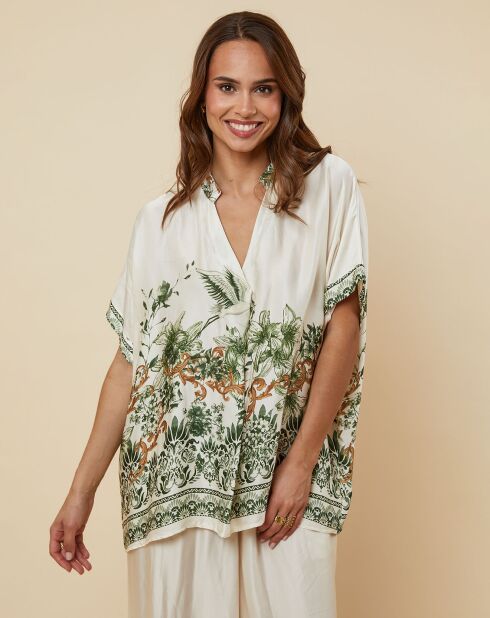Chemise Celeste vert kaki