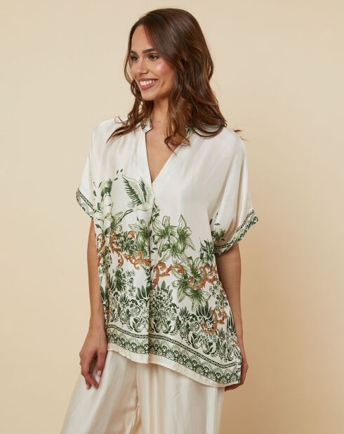 Chemise Celeste vert kaki