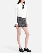 Short en Tweed noir